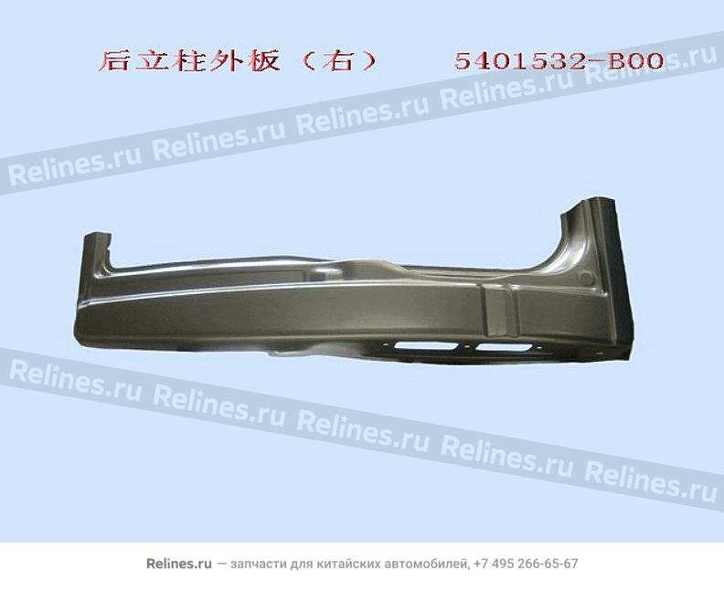 RR pillar otr plate RH - 5401***B00