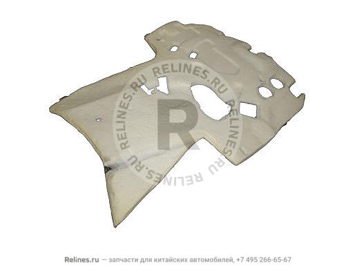 Gasket - FR baffle damper RH UPR