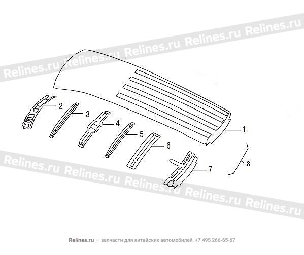 Roof panel assy - 57012***Z36A