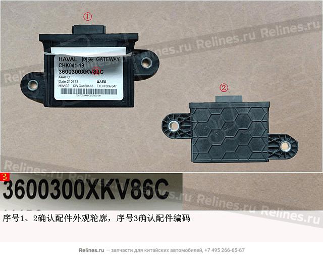 ЭБУ кузовной электроники распределительный (gateway) - 36003***V86C