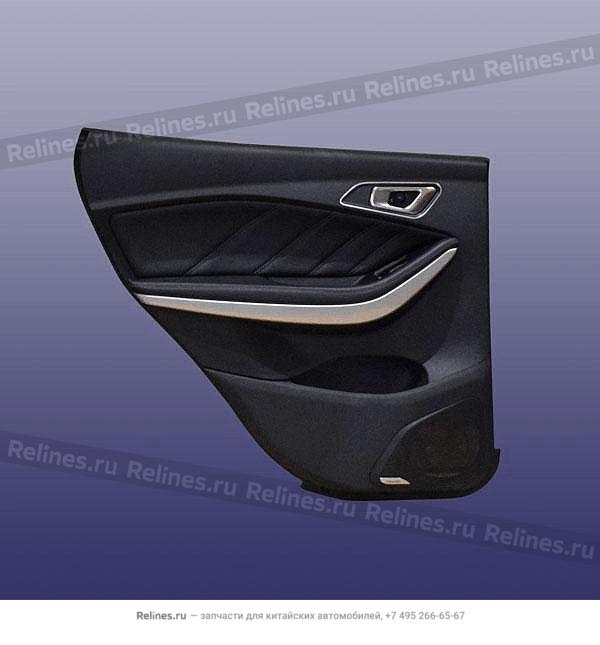 RR door trim-lh