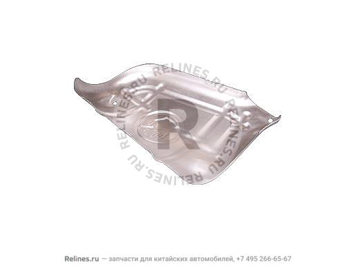 Heat insulation cover - exhaust