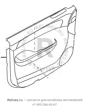 INR guard plate assy-fr door LH