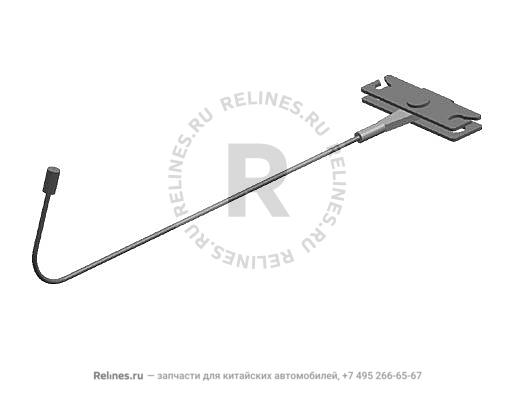 Трос стояночного тормоза передний - T11-***040