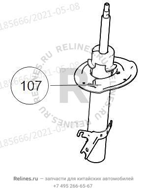 Стойка амортизационная передняя левая - 29054***W02A