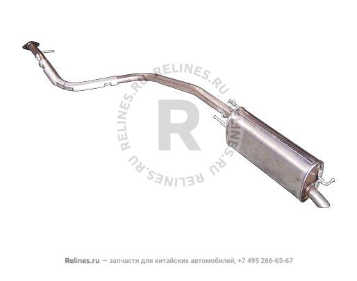 Silencer assy-rr