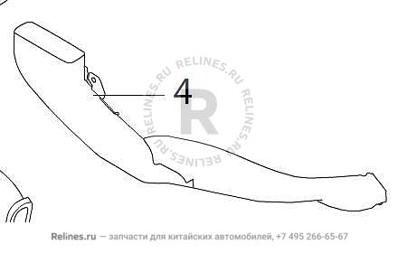 RR transission LWR air duct no.2 assy,RH