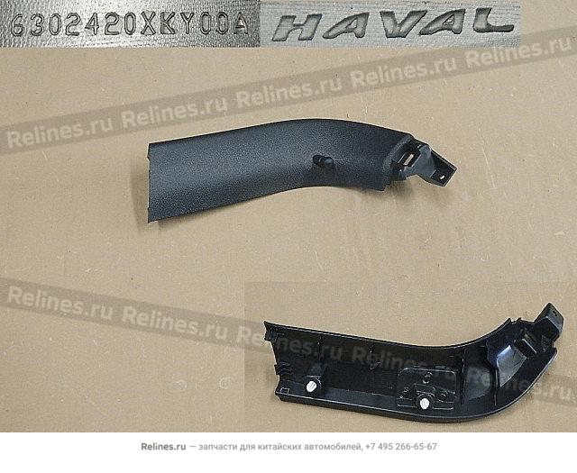 Guard plate assy tail door RH - 630242***00A86