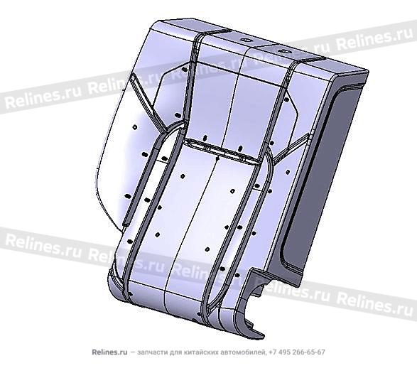 Спинка сиденья заднего правого