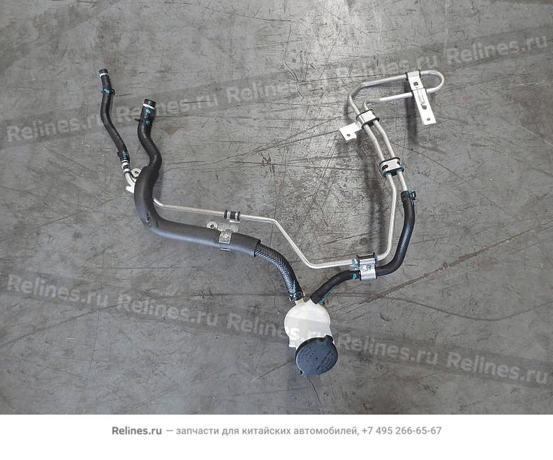 Бачек гидроусилителя руля в сборе с трубками