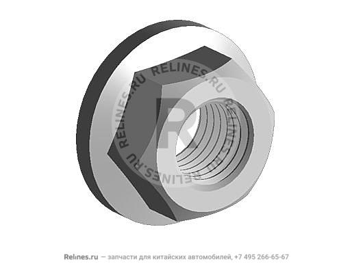 Nut - hexagon flange