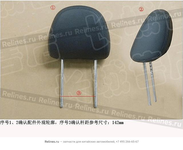 FR seat headrest assy - 680820***00A86