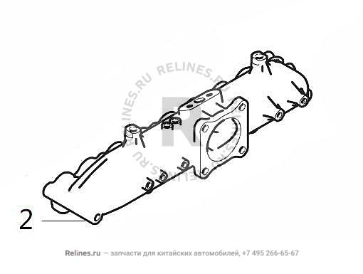 Впускной коллектор - 1008***ED20