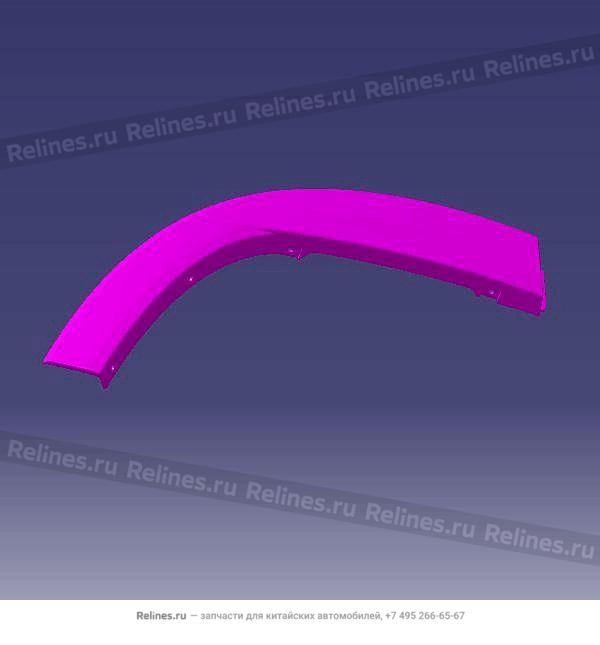 Накладка арки задней правой