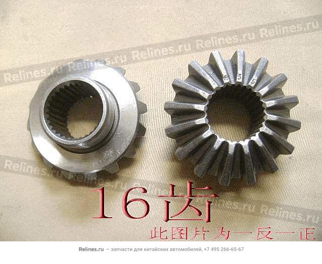 Gear axle shaft involute spline