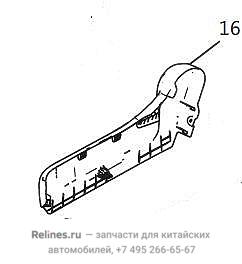 Декоративная накладка сидения пассажира