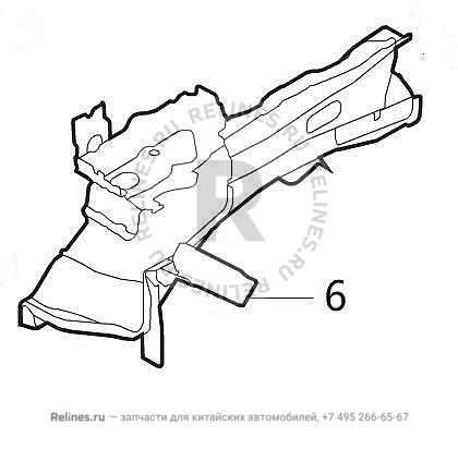 Чаша крепления аммортизатора переднего левого - 84003***6PXB