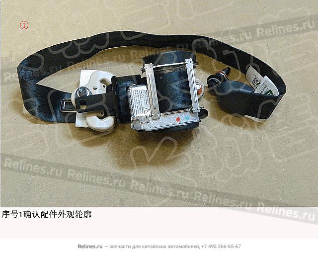 Front seat belt assy LH