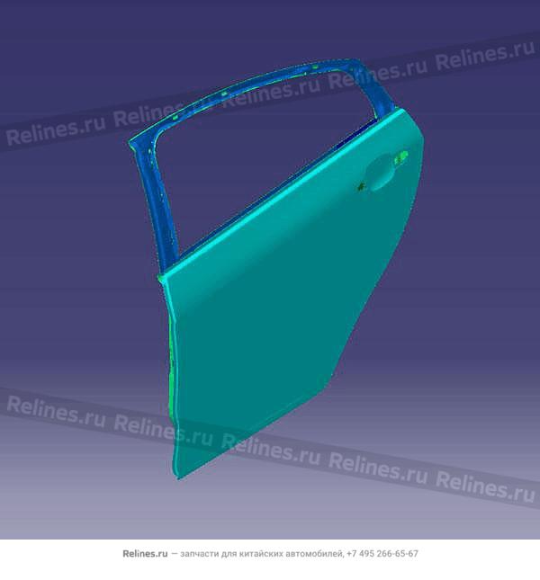 Дверь задняя левая M1DFL2/M1D/J60/M1DFL3 - 50900***AADYJ