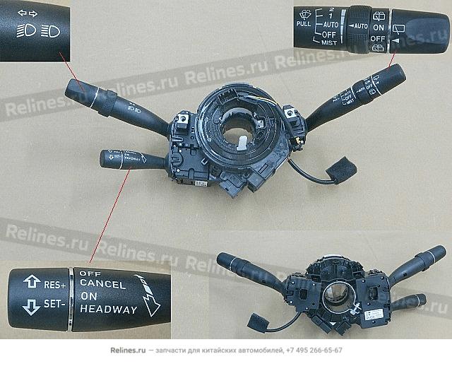 Блок переключателей подрулевых в сборе - 37743***W57B