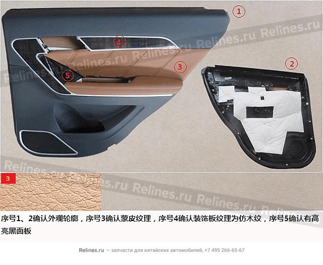 INR panel assy-rr door RH