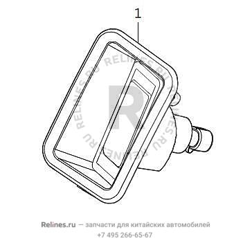 Фонарь освещения номерного знака - 41081***W01A