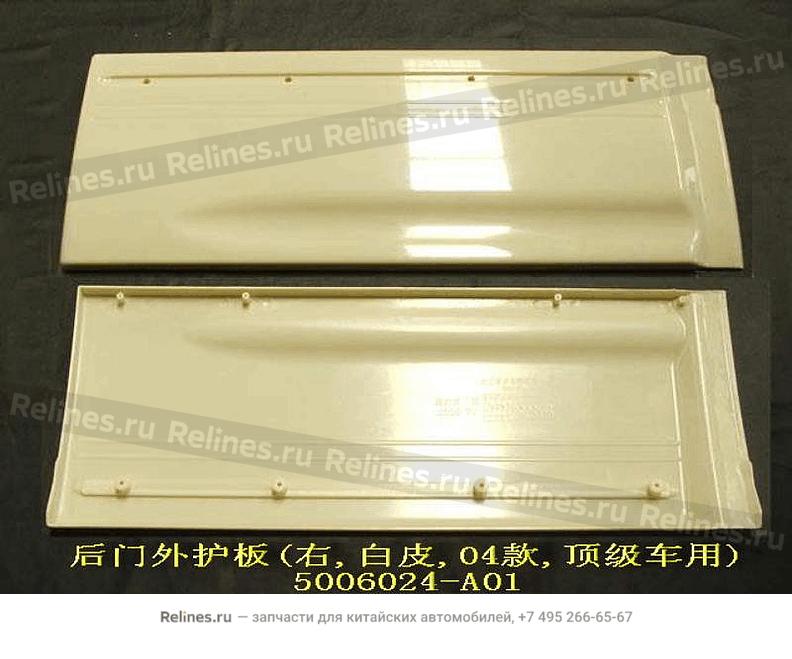 RR door panel RH