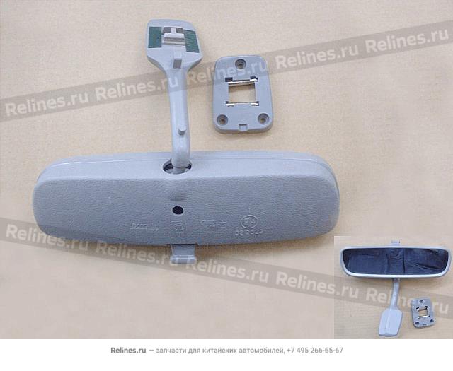 INR RR view mirror assy(grayish) - 820110***0-1221