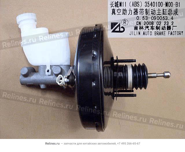 Вакуумный усилитель в сборе с главным тормозным цилиндром под ABS - 35401***00-B1