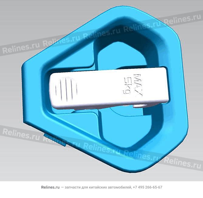 Luggage compartment RH hook