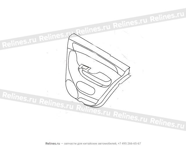 INR panel assy RR door LH - 62021***W09AA