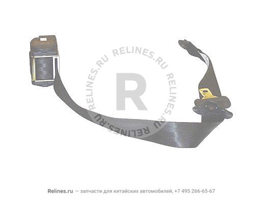 Safety belt assy - RR seat RH