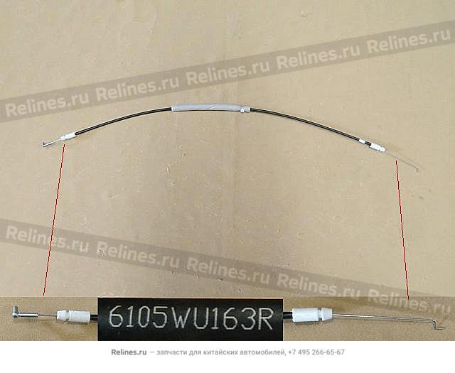 Front door cable assy RH - 61052***00XA