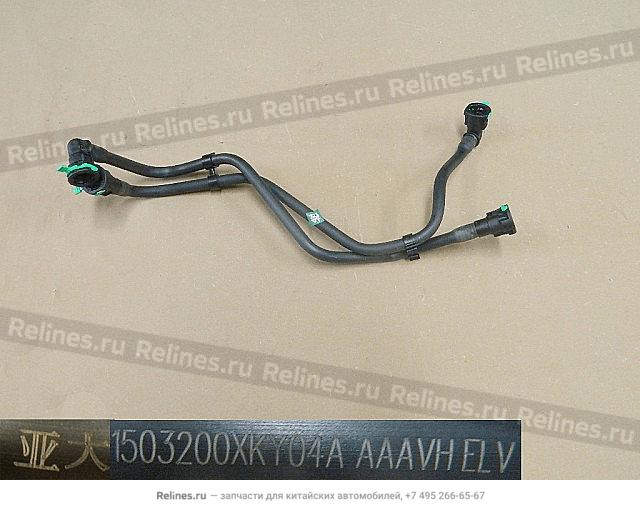 Oil inlet & outlet pipe w/brkt assy - 15032***Y04A