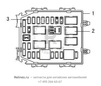 Fuse block assy no.1 - 37221***46FC