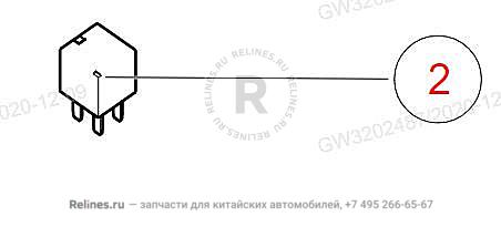 Реле обогрева заднего стекла - 37351***Z01A