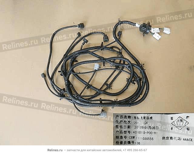 Frame harness assy