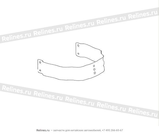 Console LWR guard panel brkt,inst panel - 53063***Z16A