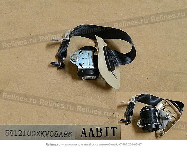 Rear safety belt assy LH - 581210***08A86