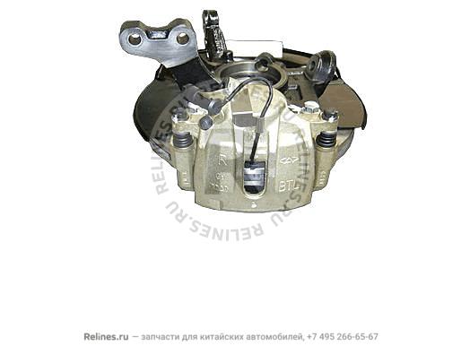 FR steering joint RH assy&disc brake assy