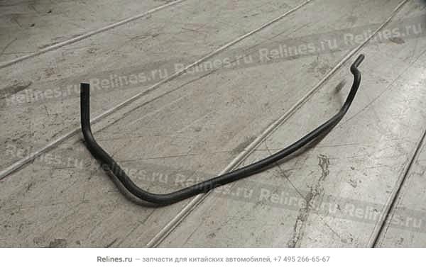 Exhaust pipe-radiator to expansion tank