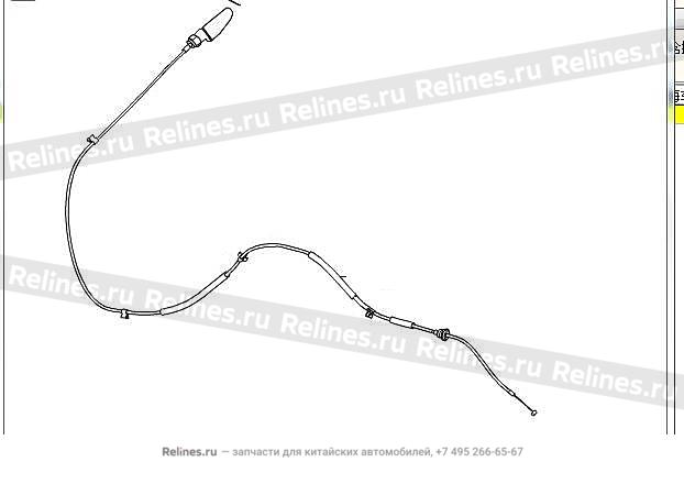 Трос капота с замком - 84021***Q00A
