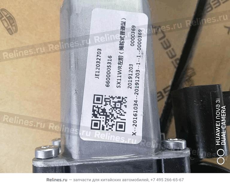 Стеклоподъемник передний левый в сборе