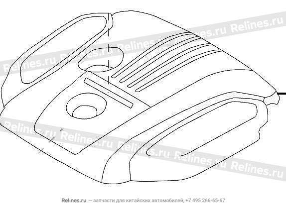 Engine hood body