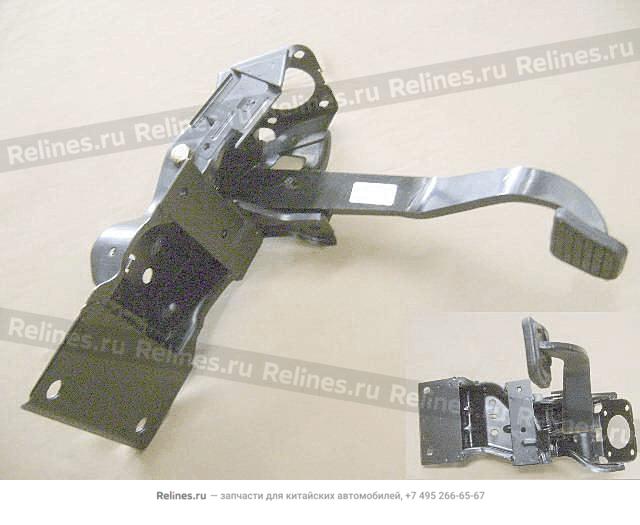 Brake pedal assy(w/burglarproof brkt) - 35041***00-B1