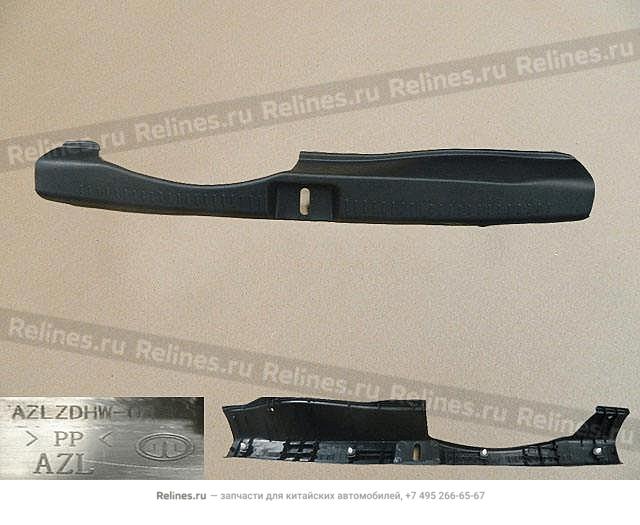 Guard plate tail doorsill