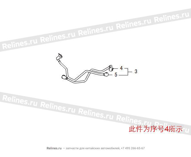 Inlet/outlet tubing brkt assy 1 inlet/outlet tubing brkt assy 1 - 15032***Y04A