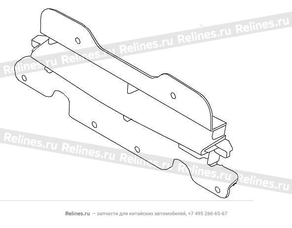 Conn block,radiator cover - 84011***W09A