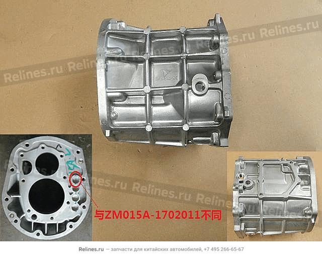 Картер КПП 4/4 передний Hover H5 дизель - ZM015A***1011-2