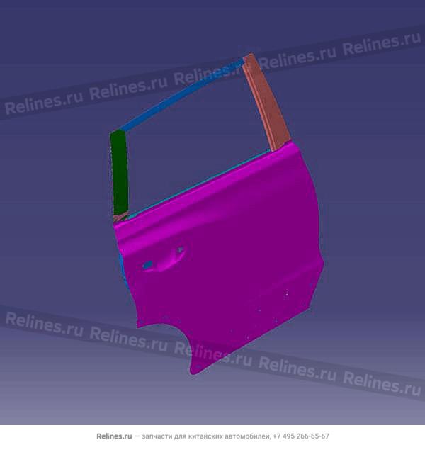 Дверь задняя правая T1E - 55100***AADYJ